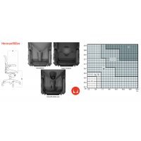 Fauteuil AERON Remastered Taille C Graphite - Herman MILLER