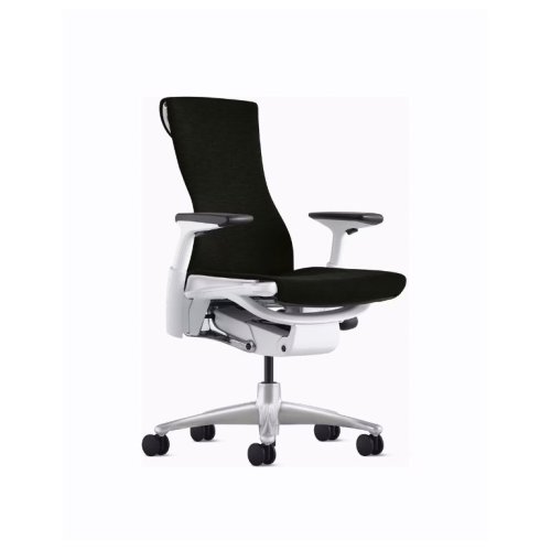 Fauteuil EMBODY Blanc/tissu Balance Carbone - Herman MILLER