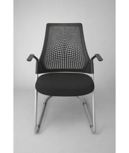 Fauteuil SAYL visiteur Herman MILLER Noir
