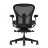 Fauteuil AERON taille B onyx/onyx ultra mat