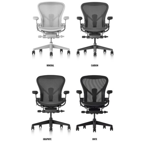 Fauteuil AERON Remastered Taille B Graphite - Herman MILLER