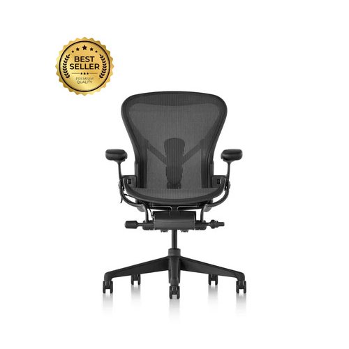 Fauteuil AERONTaille C Graphite toutes options - Herman MILLER