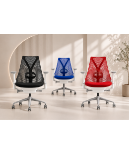 Fauteuil SAYL Herman MILLER dossier de couleur noir, bleu ou rouge