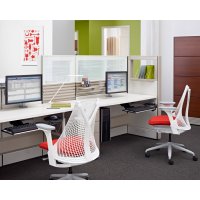 Fauteuil SAYL Herman MILLER dossier blanc coloris au choix