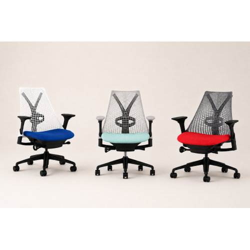 Fauteuil SAYL Herman MILLER dossier au choix : Slate Grey, Studio white ou Fog