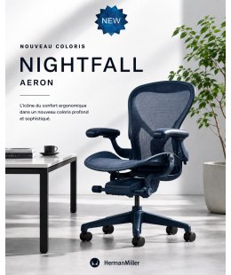 Fauteuil AERON Taille B Nightfall - Herman MILLER