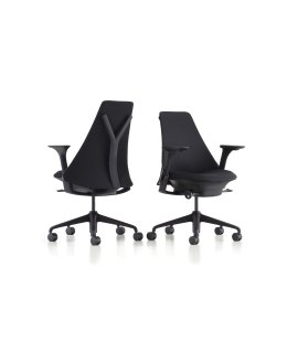Fauteuil SAYL Herman MILLER Haut Dossier structure noire
