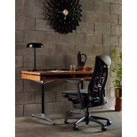 Fauteuil EMBODY Noir/tissu Rhythm Noir - Herman MILLER