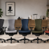 Fauteuil Embody noir/assise couleur - Herman MILLER