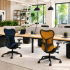 Fauteuil MIRRA 2 Herman MILLER Butterfly ultra marine et ochre