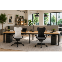 Fauteuil MIRRA 2 Herman MILLER Butterfly Graphite et Alpine