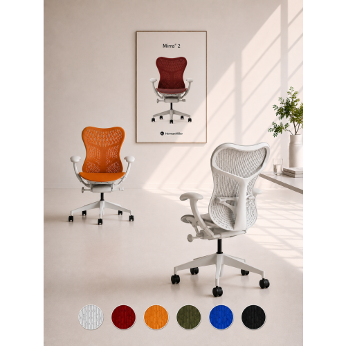 Fauteuil MIRRA 2 Herman MILLER Butterfly Graphite