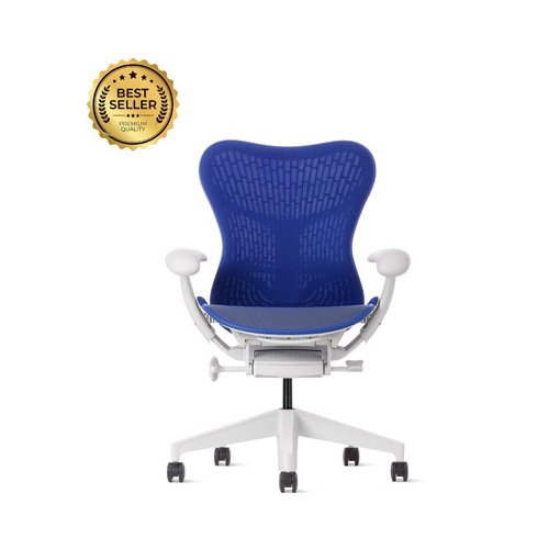 Fauteuil MIRRA 2 Herman MILLER Butterfly Ochre (jaune moutarde)
