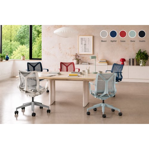 Fauteuil Cosm bas dossier coloris au choix - Herman Mille