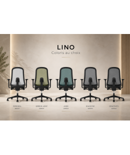 Fauteuil LINO graphite assise rouge belize