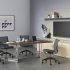 Fauteuil SETU Herman MILLER graphite sans accoudoir  roulettes