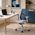 Fauteuil Vérus Herman Miller triflex peacock blue