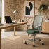 Fauteuil Vérus Herman Miller suspension Beach glass