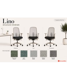 Fauteuil LINO Mineral  Rouge belize - Herman MILLER
